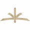 Ekena Millwork Davenport Rough Sawn Timber Gable Bracket, Douglas Fir, 60"W x 27"H x 2"D x 4"F, 11/12 Pitch GBW060X27X0204DAV00RDF - alternate 1